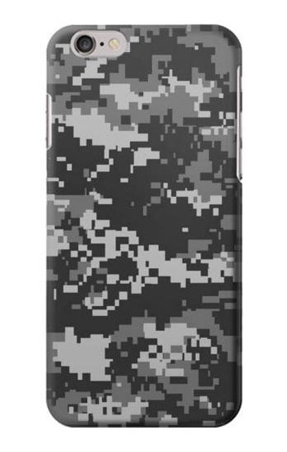 S3293 アーバンブラックカモ迷彩 Urban Black Camo Camouflage iPhone 6 6S バックケース、フリップケース・カバー