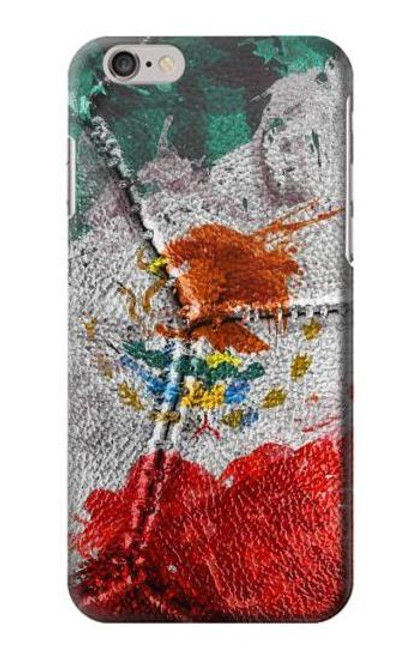 S3314 メキシコの旗Vinatage Foorball Graphic Mexico Flag Vinatage Foorball Graphic iPhone 6 6S バックケース、フリップケース・カバー