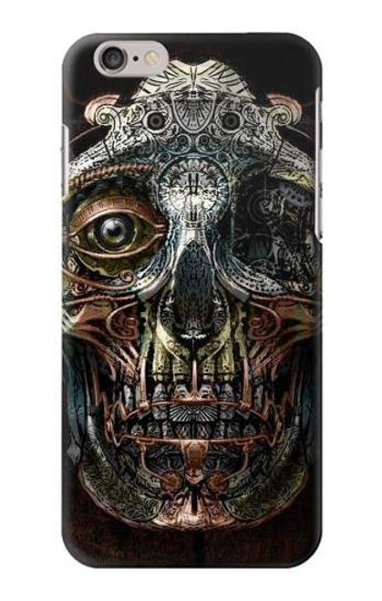 S1685 スチームパンク 頭蓋骨 Steampunk Skull Head iPhone 6 Plus, iPhone 6s Plus バックケース、フリップケース・カバー