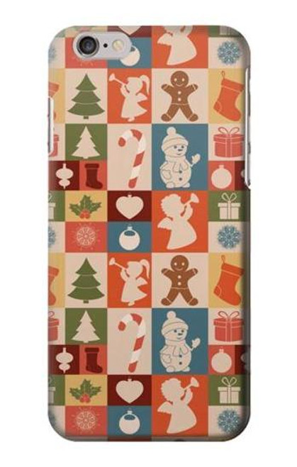 S2854 かわいいクリスマスのパターン Cute Xmas Pattern iPhone 6 Plus, iPhone 6s Plus バックケース、フリップケース・カバー