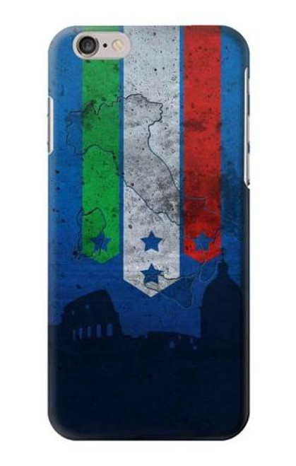 S2983 イタリアサッカー Italy Football Soccer Flag iPhone 6 Plus, iPhone 6s Plus バックケース、フリップケース・カバー