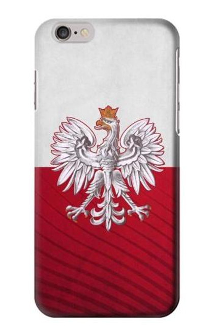S3005 ポーランドサッカー Poland Football Soccer Flag iPhone 6 Plus, iPhone 6s Plus バックケース、フリップケース・カバー