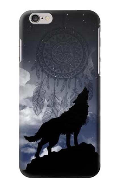 S3011 ドリームキャッチャーオオカミは 月にハウリング Dream Catcher Wolf Howling iPhone 6 Plus, iPhone 6s Plus バックケース、フリップケース・カバー