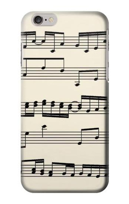 S3082 音楽シート Music Sheet iPhone 6 Plus, iPhone 6s Plus バックケース、フリップケース・カバー