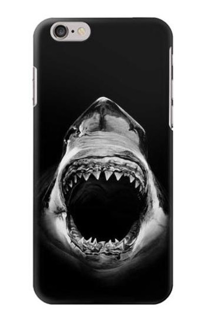 S3100 白のサメ Great White Shark iPhone 6 Plus, iPhone 6s Plus バックケース、フリップケース・カバー