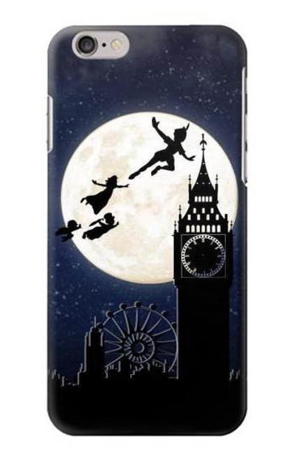 S3249 ピーター・パン Peter Pan Fly Full Moon Night iPhone 6 Plus, iPhone 6s Plus バックケース、フリップケース・カバー