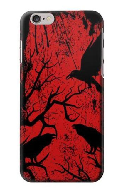 S3325 カラス黒い血の木 Crow Black Blood Tree iPhone 6 Plus, iPhone 6s Plus バックケース、フリップケース・カバー