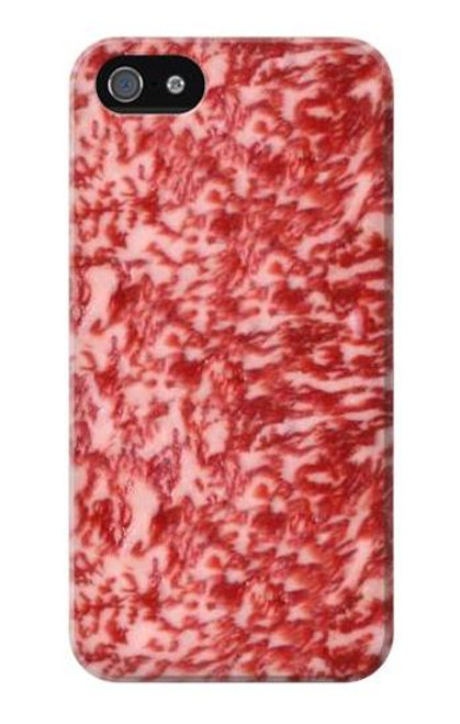 S0626 牛肉 Kobe Beef iPhone 5 5S SE バックケース、フリップケース・カバー