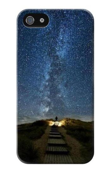 S0734 天国への階段アイスランド Stairway to Heaven Iceland iPhone 5 5S SE バックケース、フリップケース・カバー