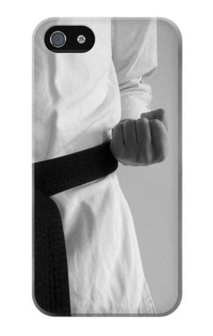 S1931 黒帯空手 Black Belt Karate iPhone 5 5S SE バックケース、フリップケース・カバー