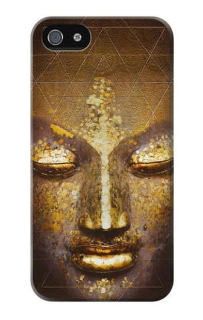 S3189 魔法のヤントラ仏の顔 Magical Yantra Buddha Face iPhone 5 5S SE バックケース、フリップケース・カバー