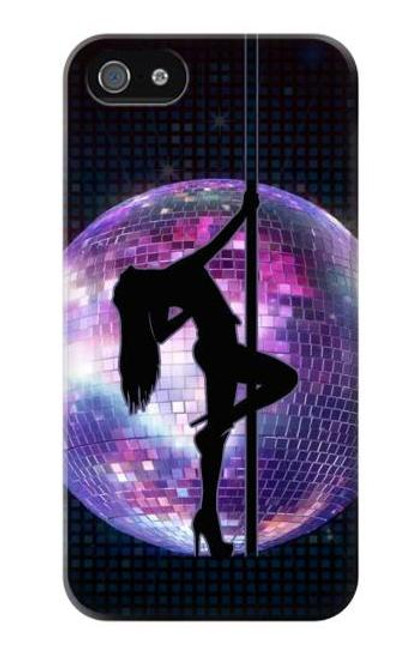 S3284 セクシーな女の子ディスコポールダンス Sexy Girl Disco Pole Dance iPhone 5 5S SE バックケース、フリップケース・カバー