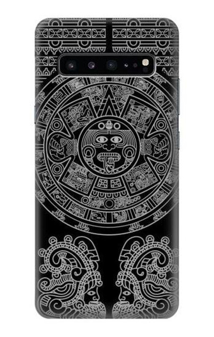 S1838 マヤパターン Mayan Pattern Samsung Galaxy S10 5G バックケース、フリップケース・カバー
