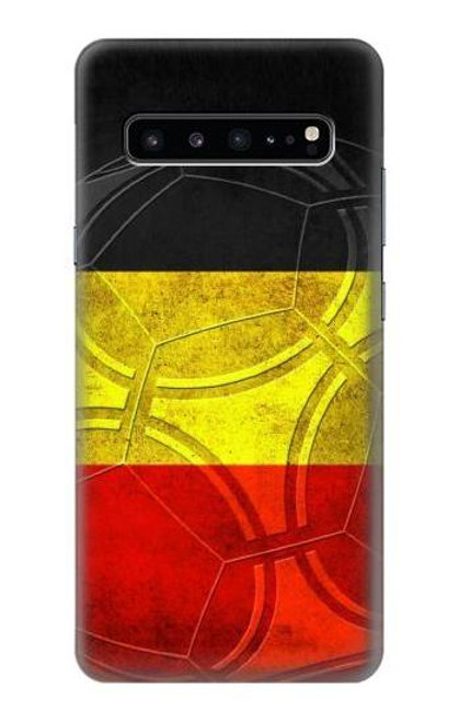 S2965 ベルギーサッカー Belgium Football Soccer Flag Samsung Galaxy S10 5G バックケース、フリップケース・カバー