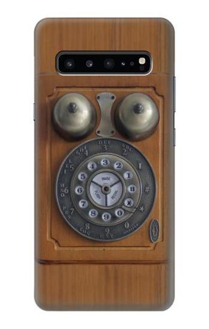 S3146 アンティークウォールレトロ電話 Antique Wall Retro Dial Phone Samsung Galaxy S10 5G バックケース、フリップケース・カバー