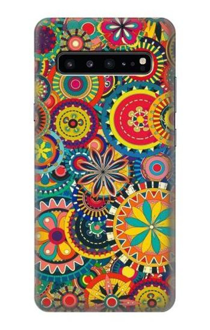 S3272 カラフルなパターン Colorful Pattern Samsung Galaxy S10 5G バックケース、フリップケース・カバー