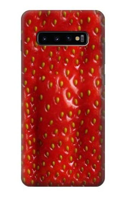 S2225 イチゴ Strawberry Samsung Galaxy S10 Plus バックケース、フリップケース・カバー