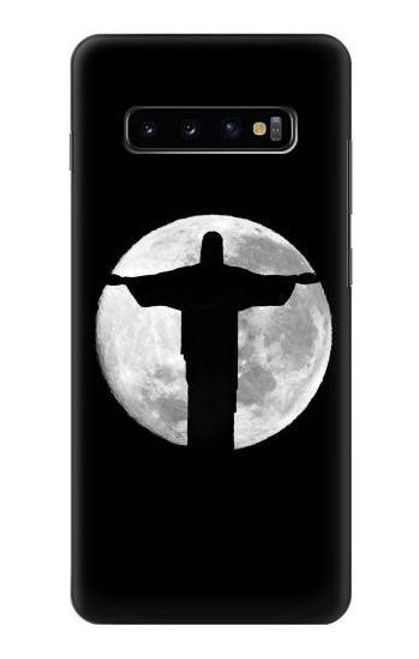 S2511 コルコバードのキリスト像 リオデジャネイロ Jesus Statue Christ the Redeemer Rio de Janeiro Samsung Galaxy S10 Plus バックケース、フリップケース・カバー