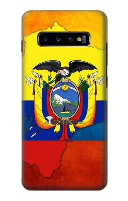 S3020 エクアドルの旗 Ecuador Flag Samsung Galaxy S10 Plus バックケース、フリップケース・カバー