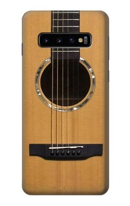 S0057 アコースティックギター Acoustic Guitar Samsung Galaxy S10 バックケース、フリップケース・カバー