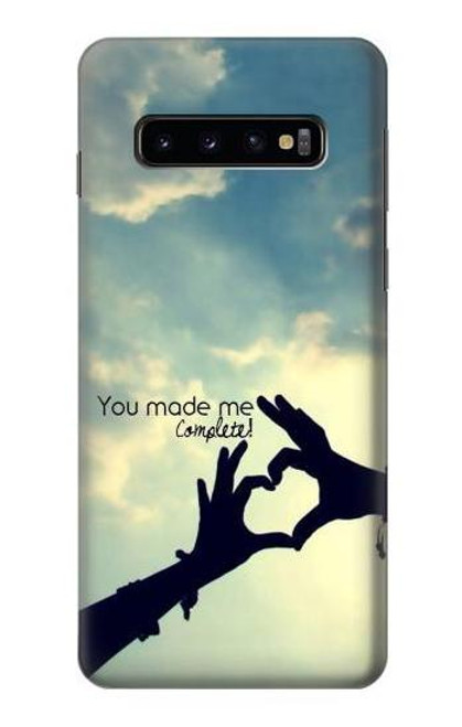 S2640 あなたは私の完全な愛を作りました You Made Me Complete Love Samsung Galaxy S10 バックケース、フリップケース・カバー