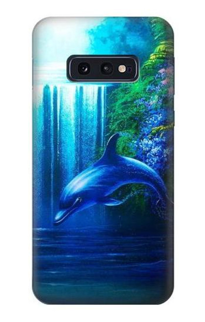 S0385 イルカ Dolphin Samsung Galaxy S10e バックケース、フリップケース・カバー