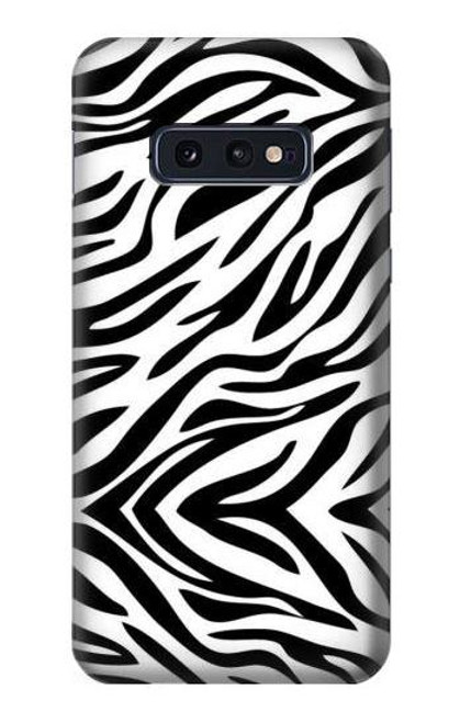 S3056 シマウマスキングラフィックプリント Zebra Skin Texture Graphic Printed Samsung Galaxy S10e バックケース、フリップケース・カバー