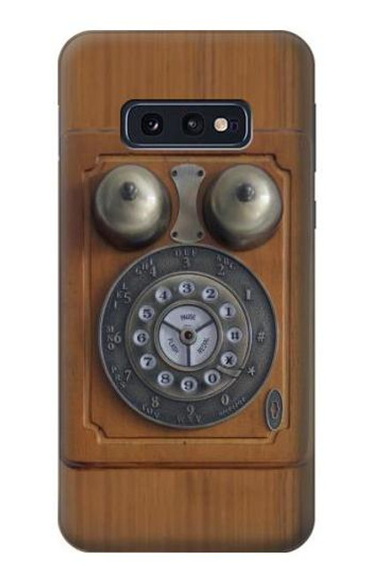 S3146 アンティークウォールレトロ電話 Antique Wall Retro Dial Phone Samsung Galaxy S10e バックケース、フリップケース・カバー