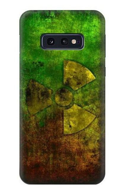 S3202 ハザードシンボル Radioactive Nuclear Hazard Symbol Samsung Galaxy S10e バックケース、フリップケース・カバー