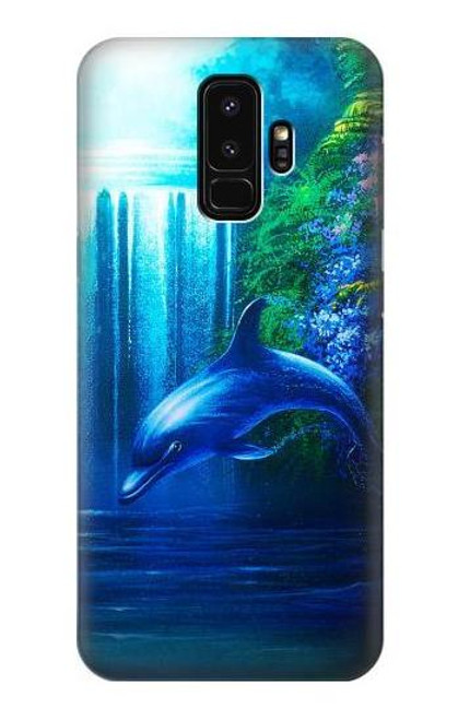 S0385 イルカ Dolphin Samsung Galaxy S9 Plus バックケース、フリップケース・カバー