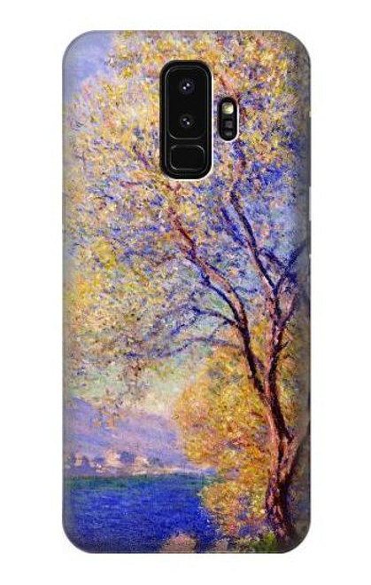 S3339 サリス・ガーデンから見たアンティーブ  クロード・モネ Claude Monet Antibes Seen from the Salis Gardens Samsung Galaxy S9 Plus バックケース、フリップケース・カバー
