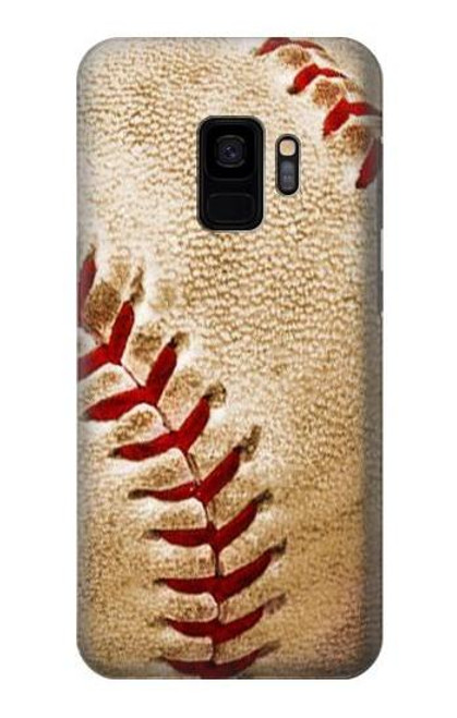 S0064 野球 ベースボール Baseball Samsung Galaxy S9 バックケース、フリップケース・カバー