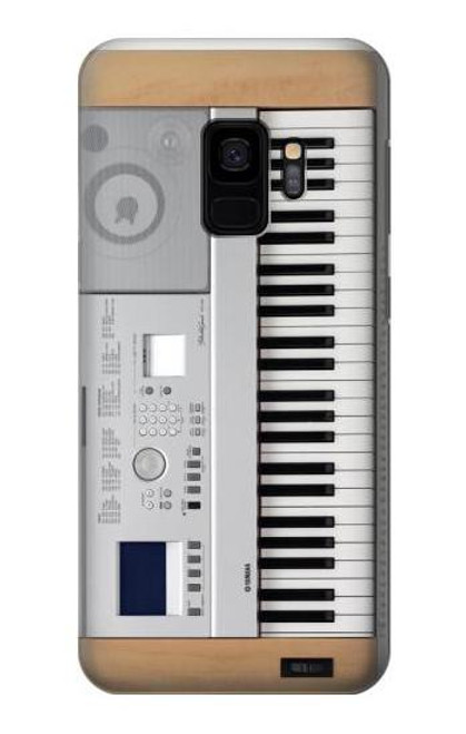 S0891 キーボードデジタルピアノ Keyboard Digital Piano Samsung Galaxy S9 バックケース、フリップケース・カバー