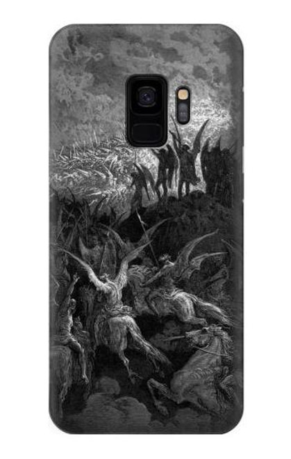 S1026 ギュスターヴ・ドレ 失楽園 Gustave Dore Paradise Lost Samsung Galaxy S9 バックケース、フリップケース・カバー