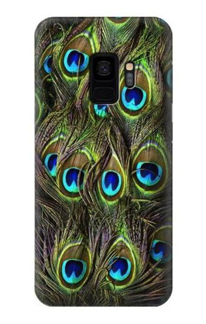 S1965 ピーコックフェザー Peacock Feather Samsung Galaxy S9 バックケース、フリップケース・カバー