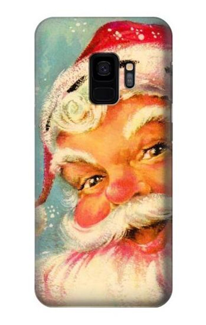 S2840 クリスマスヴィンテージサンタ Christmas Vintage Santa Samsung Galaxy S9 バックケース、フリップケース・カバー