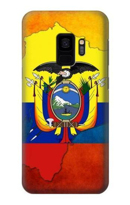 S3020 エクアドルの旗 Ecuador Flag Samsung Galaxy S9 バックケース、フリップケース・カバー