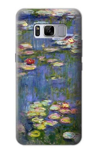 S0997 クロード・モネ 睡蓮 Claude Monet Water Lilies Samsung Galaxy S8 Plus バックケース、フリップケース・カバー