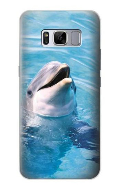 S1291 イルカ Dolphin Samsung Galaxy S8 Plus バックケース、フリップケース・カバー