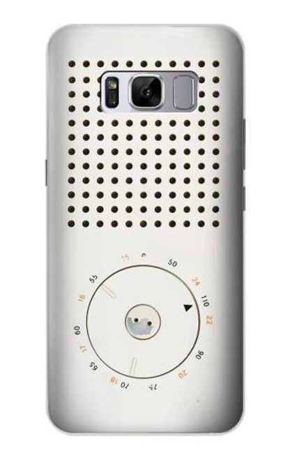 S1857 レトロなトランジスタラジオ Retro Transistor Radio Samsung Galaxy S8 Plus バックケース、フリップケース・カバー