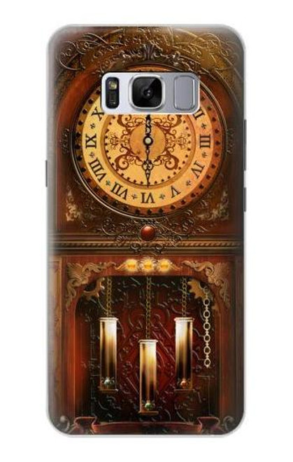 S3174 大きな古時計 Grandfather Clock Samsung Galaxy S8 Plus バックケース、フリップケース・カバー