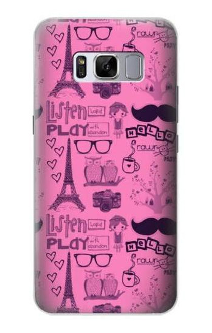 S2885 パリピンク Paris Pink Samsung Galaxy S8 バックケース、フリップケース・カバー