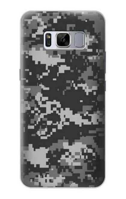 S3293 アーバンブラックカモ迷彩 Urban Black Camo Camouflage Samsung Galaxy S8 バックケース、フリップケース・カバー