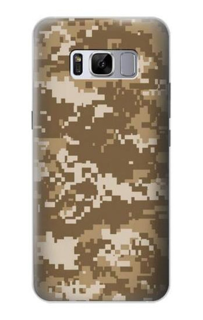 S3294 陸軍砂漠タンコヨーテカモ迷彩 Army Desert Tan Coyote Camo Camouflage Samsung Galaxy S8 バックケース、フリップケース・カバー