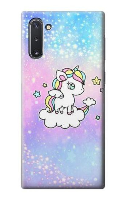 S3256 かわいいユニコーンの漫画 Cute Unicorn Cartoon Samsung Galaxy Note 10 バックケース、フリップケース・カバー