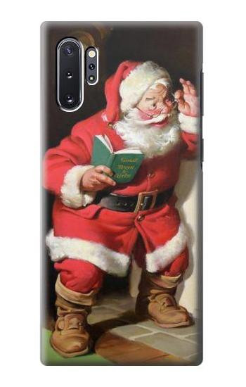S1417 サンタクロースメリークリスマス Santa Claus Merry Xmas Samsung Galaxy Note 10 Plus バックケース、フリップケース・カバー