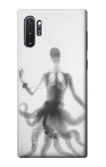 S1432 頭蓋骨のタコのX線 Skull Octopus X-ray Samsung Galaxy Note 10 Plus バックケース、フリップケース・カバー