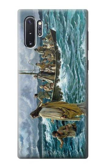 S1722 海の上を歩くイエス Jesus Walk on The Sea Samsung Galaxy Note 10 Plus バックケース、フリップケース・カバー