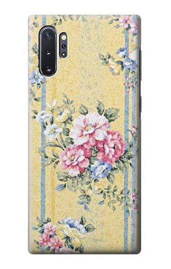 S2229 ビンテージの花 Vintage Flowers Samsung Galaxy Note 10 Plus バックケース、フリップケース・カバー