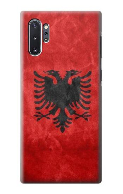 S2982 アルバニアサッカー Albania Football Soccer Red Flag Samsung Galaxy Note 10 Plus バックケース、フリップケース・カバー